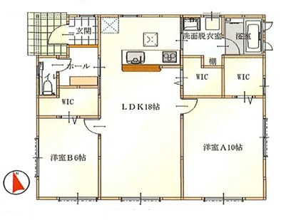 東金市八坂台4　平家中古戸建の間取り|図面と現況に相違がある場合、現況を優先致します。