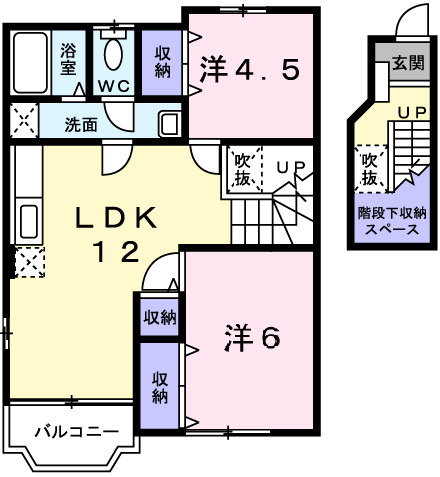 パークサイドⅡの間取り