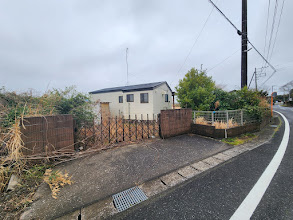 いすみ市岬町押日、木造平屋建の外観
