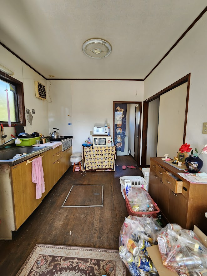 いすみ市岬町押日、木造平屋建のキッチン