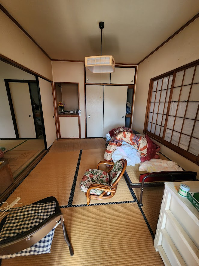 いすみ市岬町押日、木造平屋建の和室
