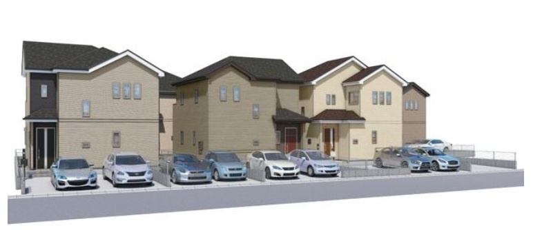 明石市二見町東二見の外観パース