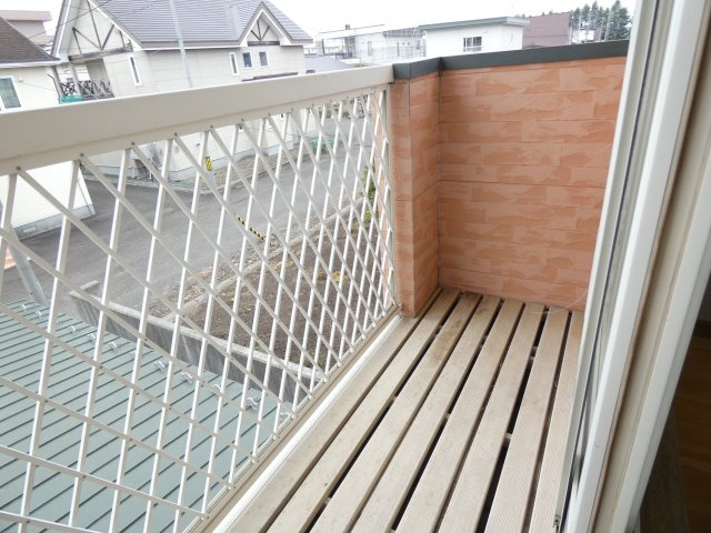 サニーハイツ（西23条）のバルコニー