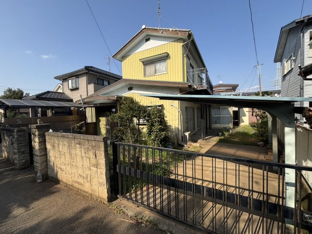 野田市中根　売地　約60坪の前面道路含む現地写真