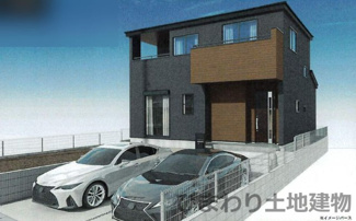 【外観】 | 茅ヶ崎市下寺尾  1号棟 | イメージパース（完成時に現況と異なる場合は現況優先となります）