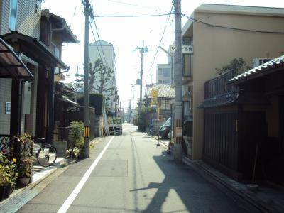 パラーシオ聚楽の地図|前面道路