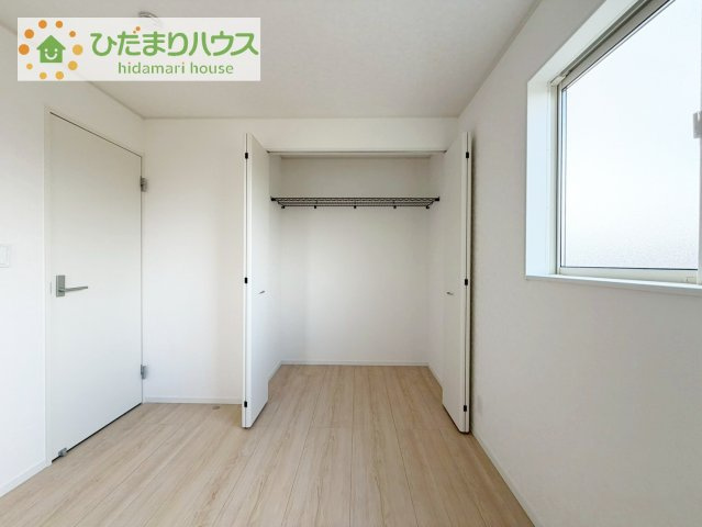 【収納】 | 龍ケ崎市川余郷第1　新築戸建 | 全室にクローゼットが付いていて、お部屋の住空間もスッキリ広々使えそうです(^^)