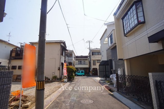 【前面道路含む現地写真】 | 八尾市久宝園2丁目 | 【前面道路：幅員約4.7ｍ☆】