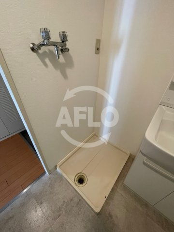 グランドール南栄の洗面所|グランドール南栄　室内洗濯機置き場
