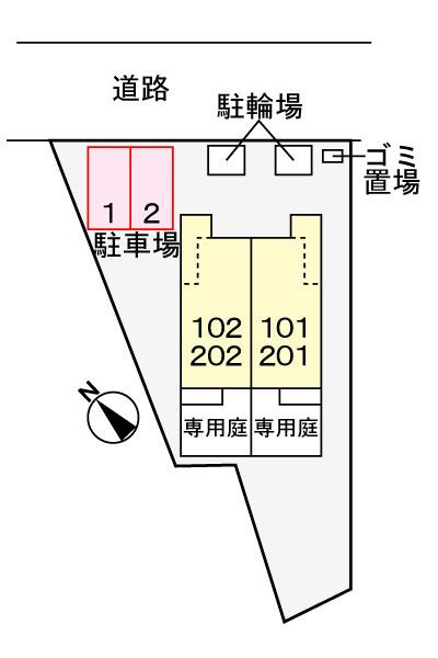 メゾン　サカエⅣの駐車場