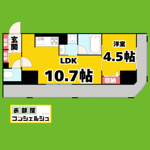 セイワパレス丸の内駅前の間取り