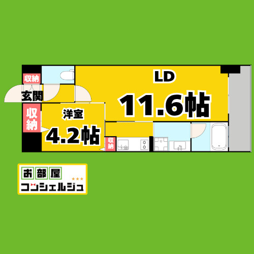 aLATO白壁(旧レジディア白壁)の間取り
