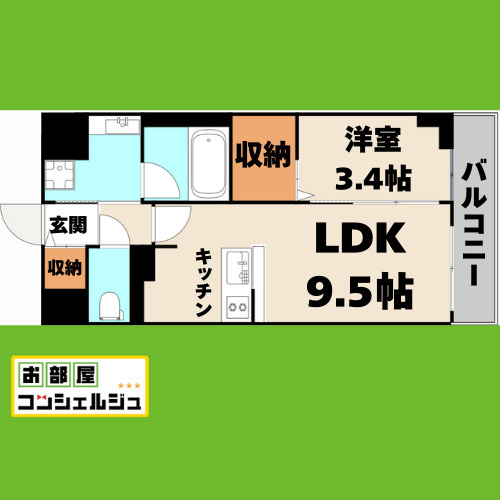 ＲＥＳＩＤＥＮＣＥ ＴＡＣＨＩＢＡＮＡの間取り
