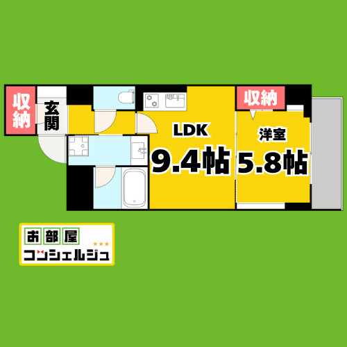 ＲＥＳＩＤＥＮＣＥ丸の内七間町の間取り