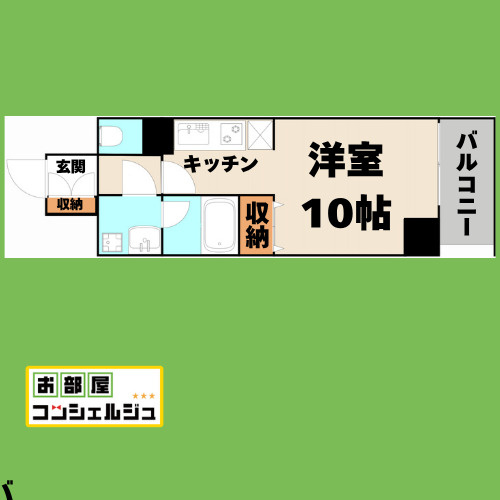ＳＤ　Ｃｏｕｒｔ　Ｋａｎａｙａｍａの間取り