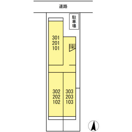 ボヌール御器所の区画図