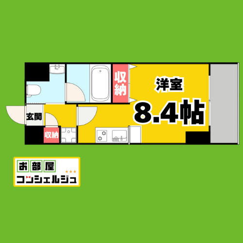 リヴシティ栄の間取り