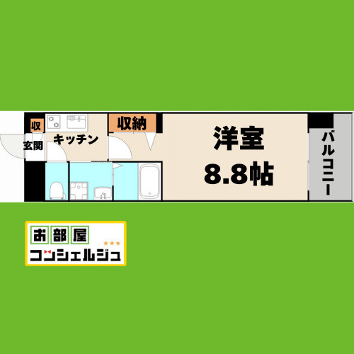 パルティール浅間町の間取り