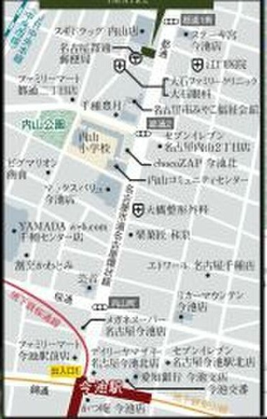 ディアレイシャス今池の地図