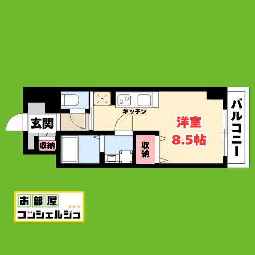 La Douceur今池の間取り