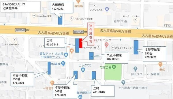 GRANDTICスリジエの駐車場