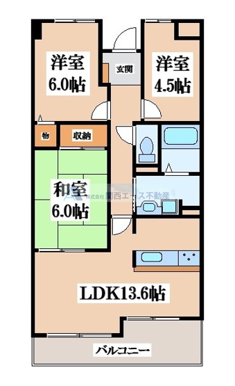 【間取り】 | 住道ファーストハイツ