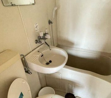 新宿武蔵野マンションの洗面所