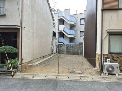 【外観】 | 桂稲荷山町　建築条件無し売土地 | 南側道路につき陽当り良好です