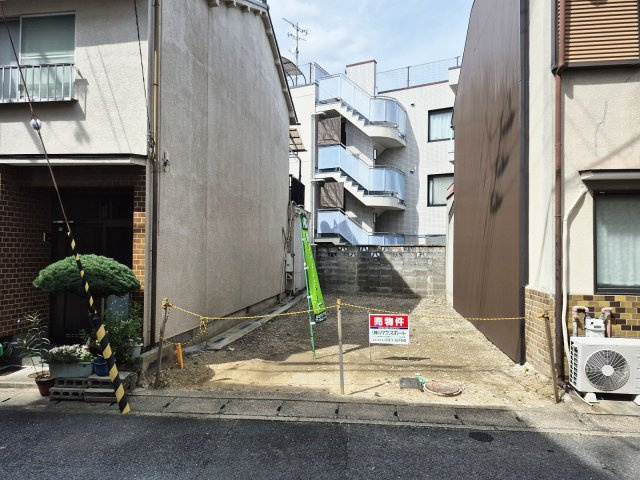 【外観】 | 桂稲荷山町　建築条件無し売土地 | 南側道路につき陽当り良好です