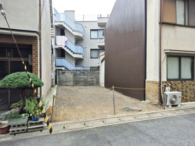 【外観】 | 桂稲荷山町　建築条件無し売土地 | 間口　約4.8ｍ、お好きなプランで施工ください！