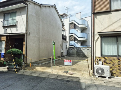 【外観】 | 桂稲荷山町　建築条件無し売土地 | 間口　約4.8ｍ、お好きなプランで施工ください！