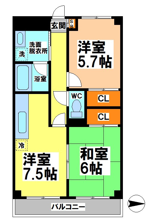 三鷹市井口５丁目の賃貸マンション