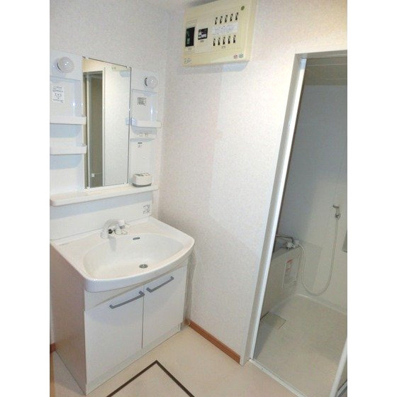 熊本市南区出仲間７丁目の賃貸マンションの独立洗面台