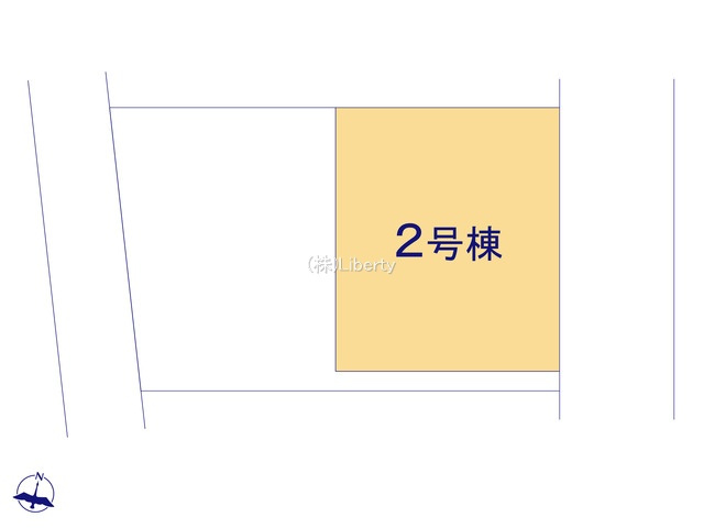 つくば市東光台2期　新築戸建　2号棟の区画図