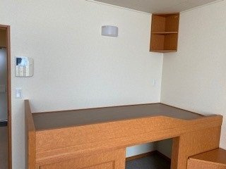 レオパレスモエレパークの寝室