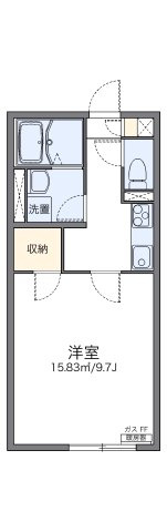 レオパレススマイルの間取り