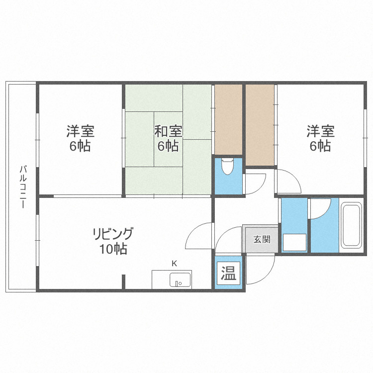 カルチャ松本の区画図