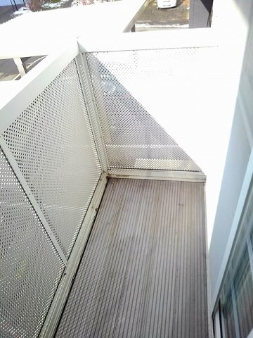 パークサイドコートのバルコニー