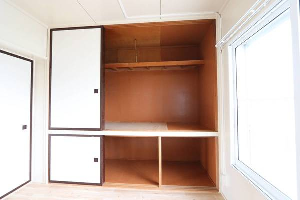 ビレッジハウス琴似第二6号棟の収納|モデルルームの写真です