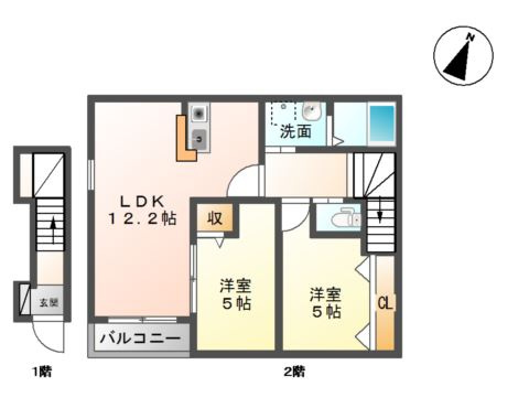 kahito 018の間取り