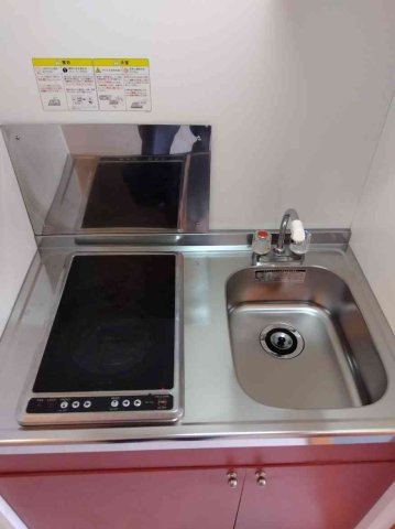 レオパレス川沿のキッチン