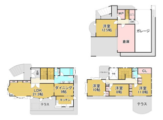 【間取り】 | 川西市湯山台2丁目80の11　中古一戸建て