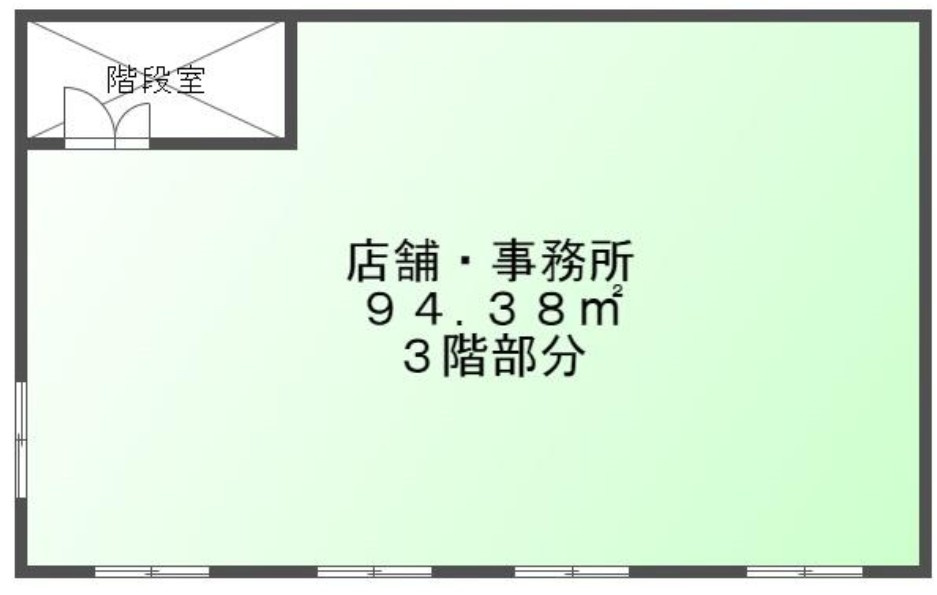 堺市堺区一条通　貸店舗 [物件番号：958201]の間取り