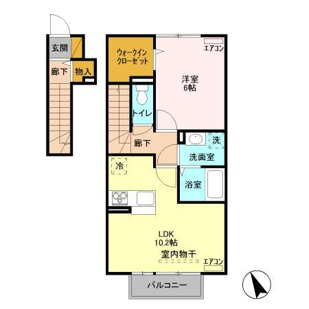Villa Ren(ｳﾞｨﾗﾚﾝ）の間取り