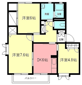 【間取り】 | コーポ豊明Ａ