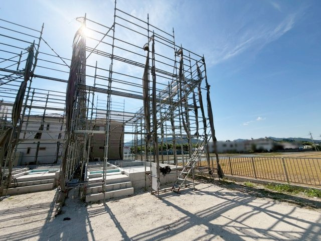 新築戸建　クレイドルガーデン曽我部町寺長縄手の外観|現地写真(5/14撮影)