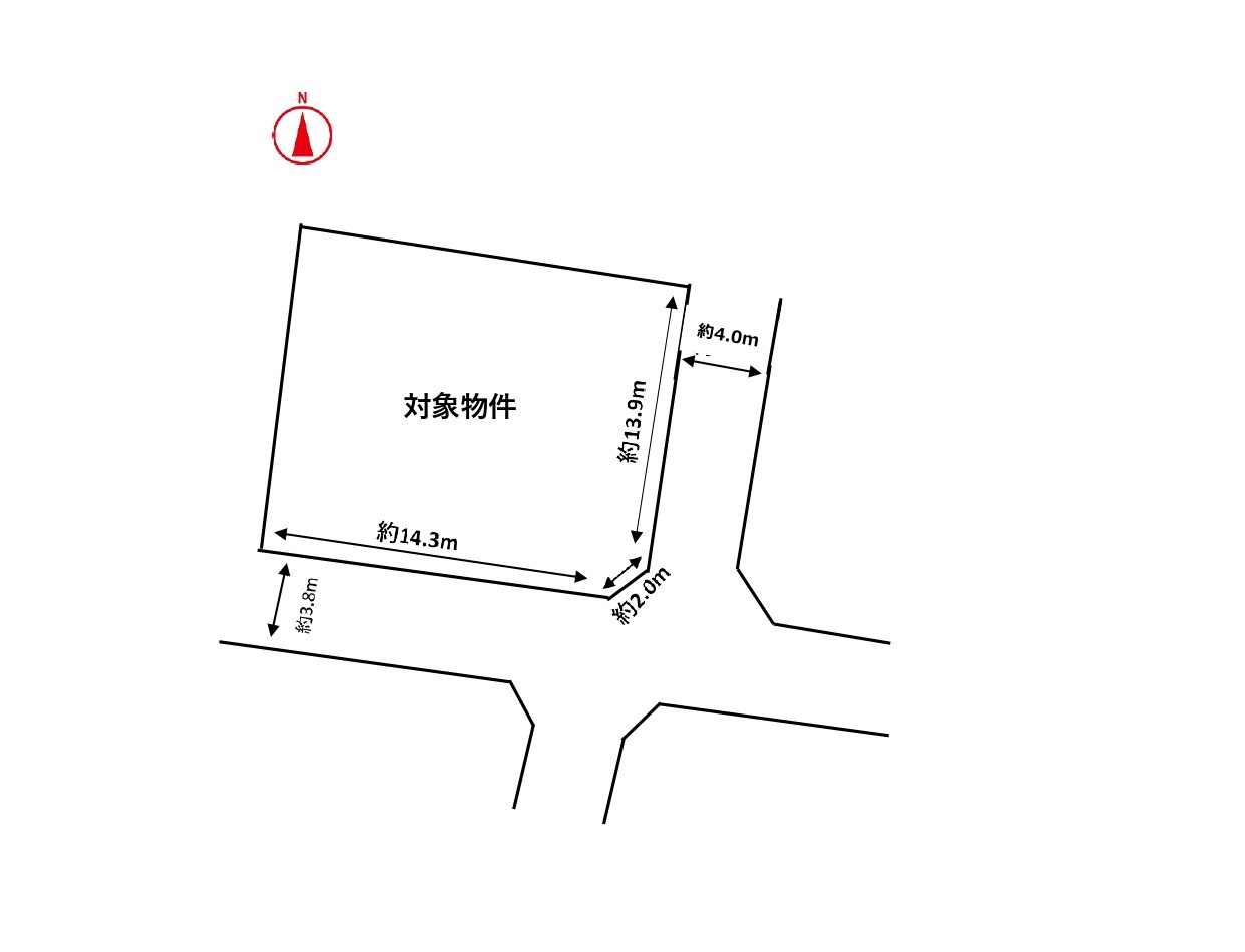 高松町　土地の土地図