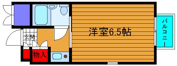 シャンテジョイフルの間取り
