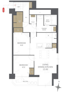 【間取り】ライオンズマンション高砂 