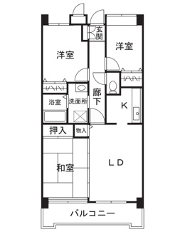 【間取り】 | コンフォール鷺沼